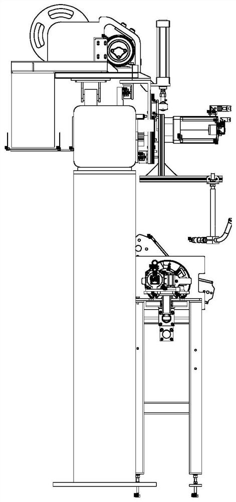 Special double-head automatic welding machine for welding strut beams of heliostat support main beam