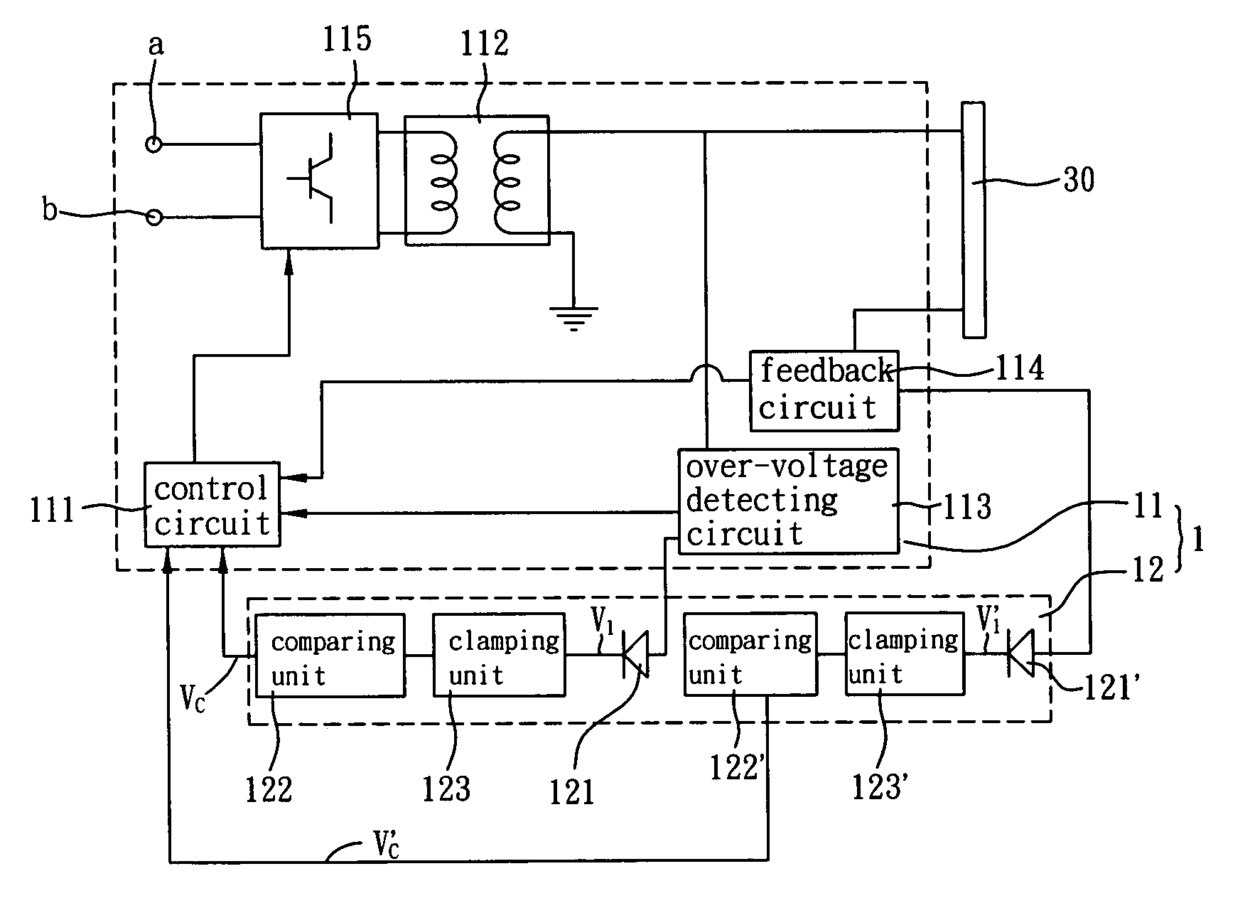 Inverter system and detecting device thereof