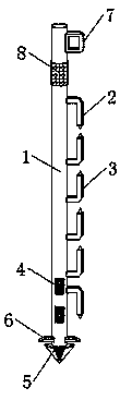 Labor-saving ice-breaking device for fishing in winter