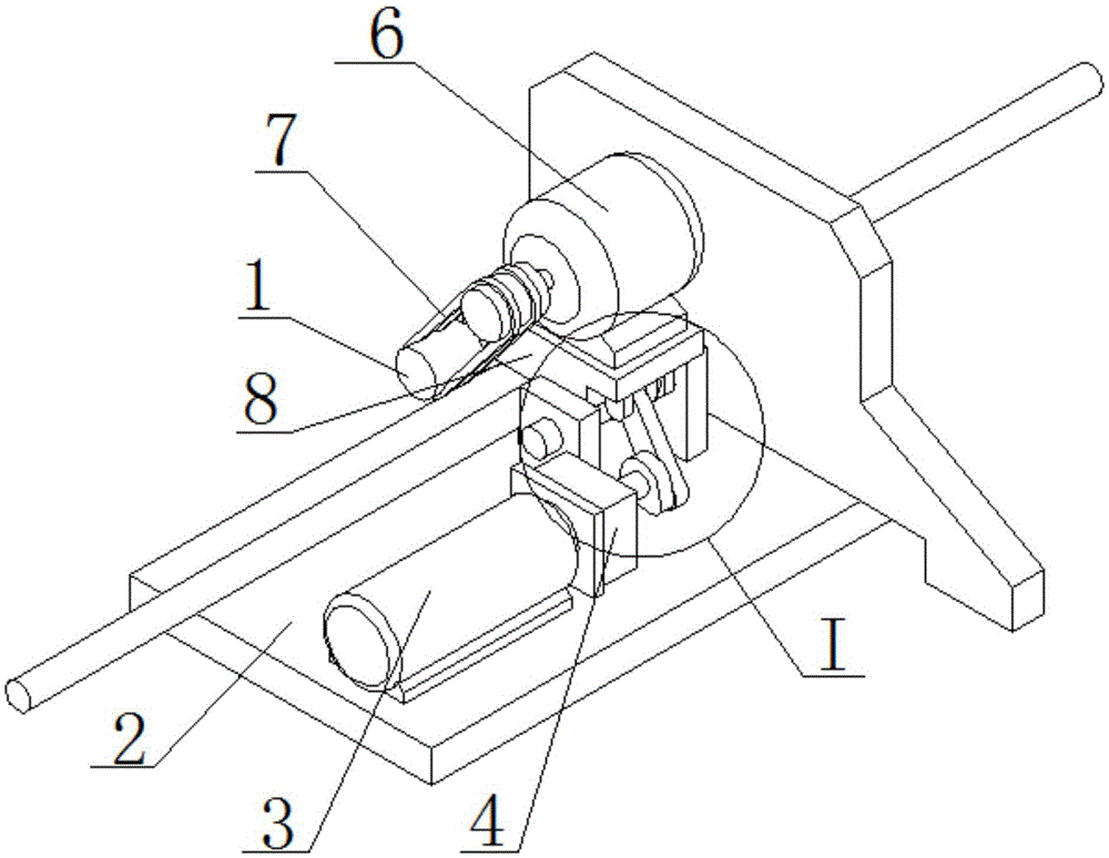 Flying saw denoising saw cutting structure