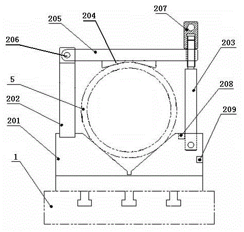 A quick-change tooling for end-face processing of multi-standard steel pipes