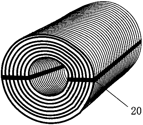 A sewage sedimentation tank with inner and outer nested bellows groups and its operation method