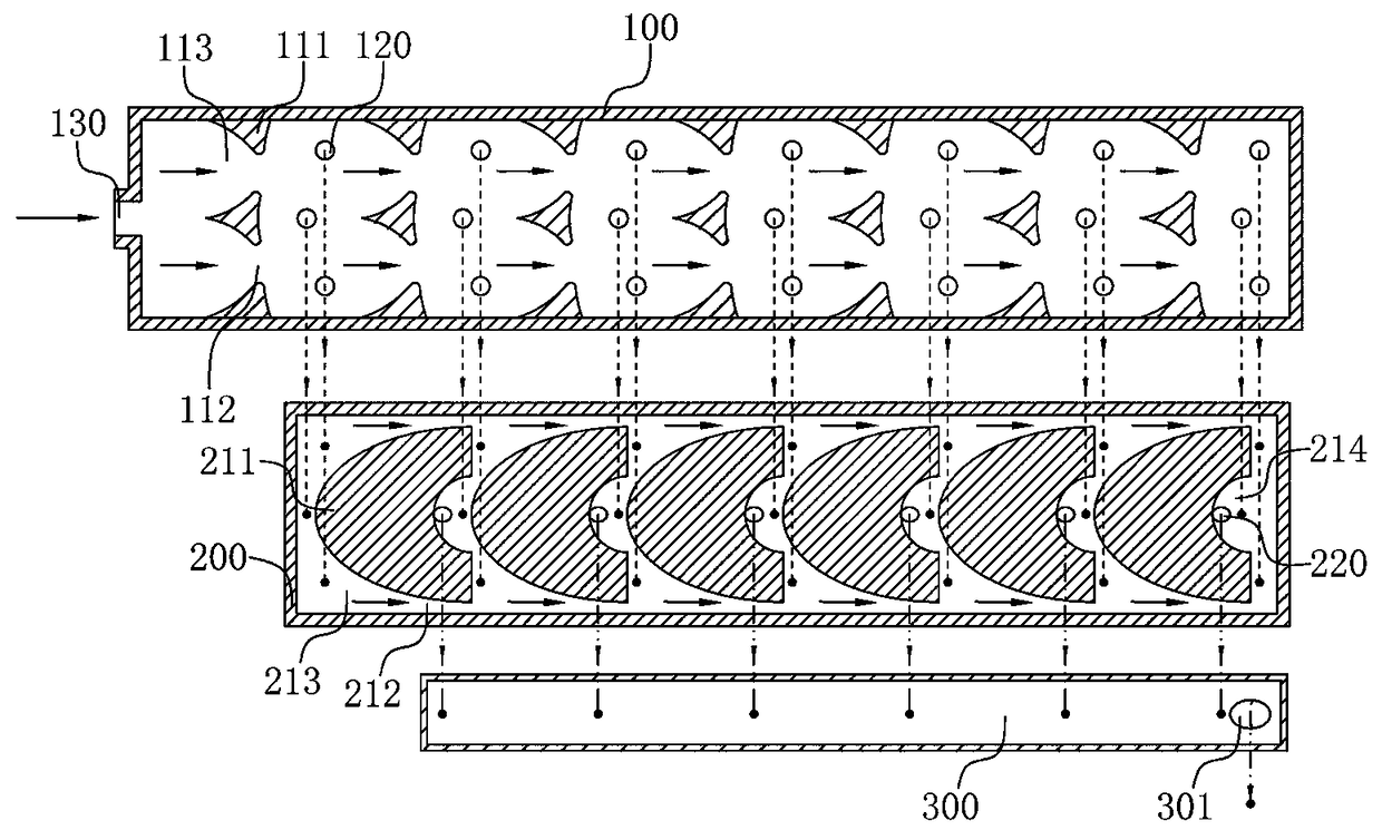 Outflow constant method and structure