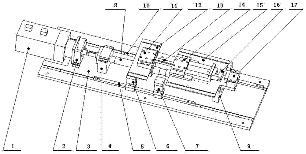 In-situ uniaxial tension observation device for mesoscale metal material