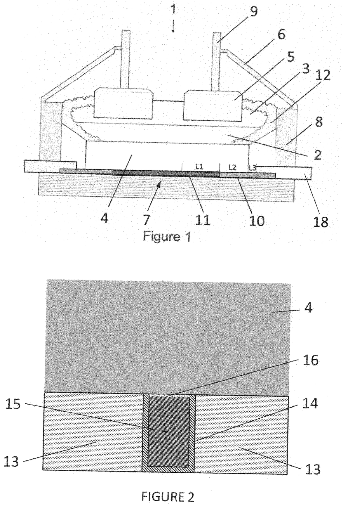 Cathode current collector for a hall-heroult cell