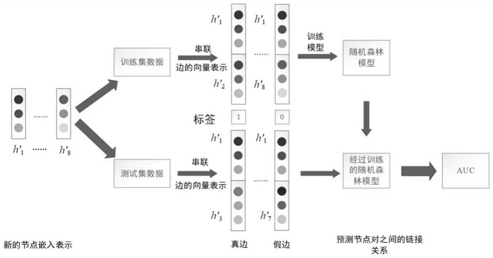 Link prediction method of graph attention network based on node similarity