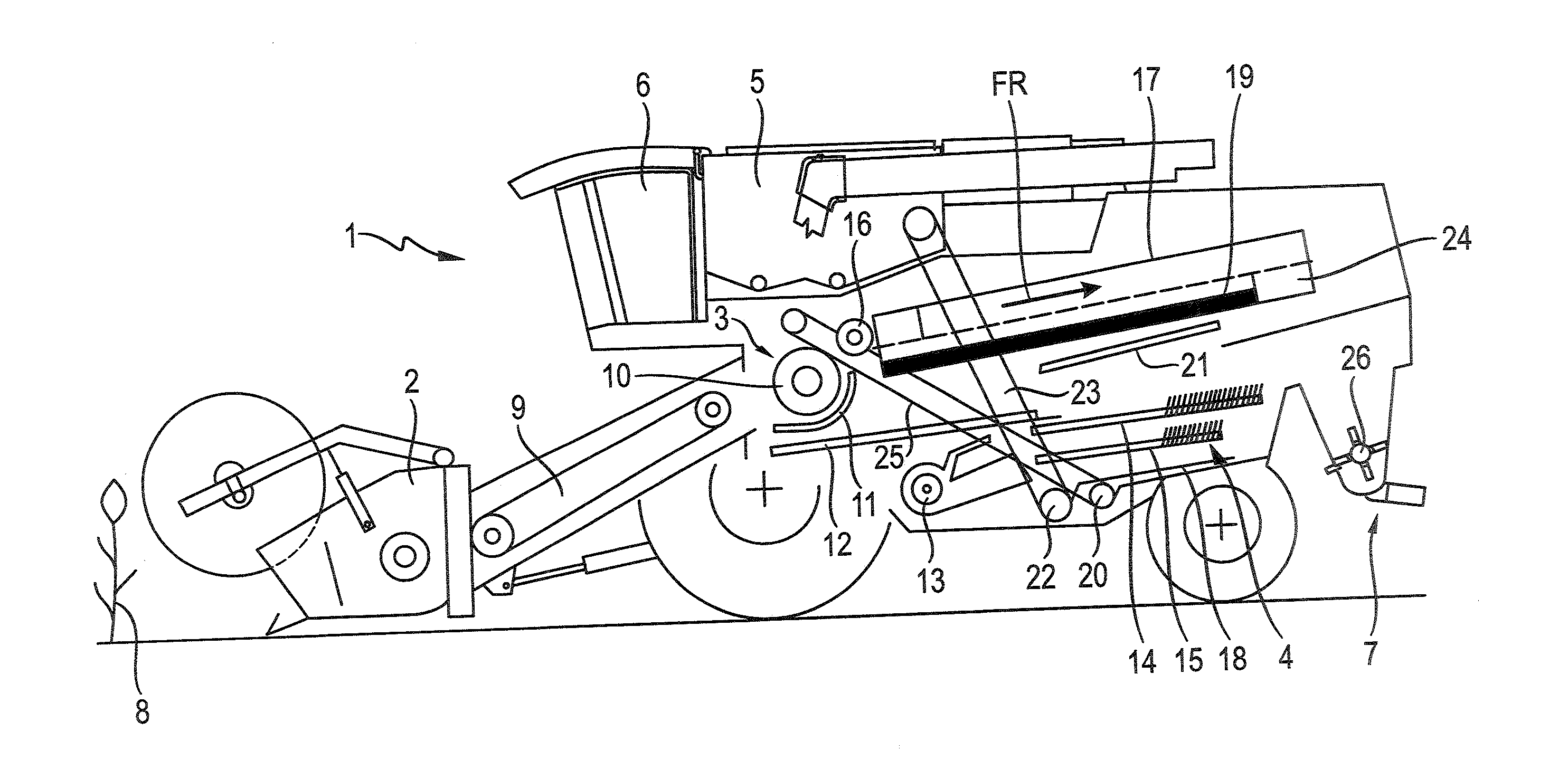 Combine harvester