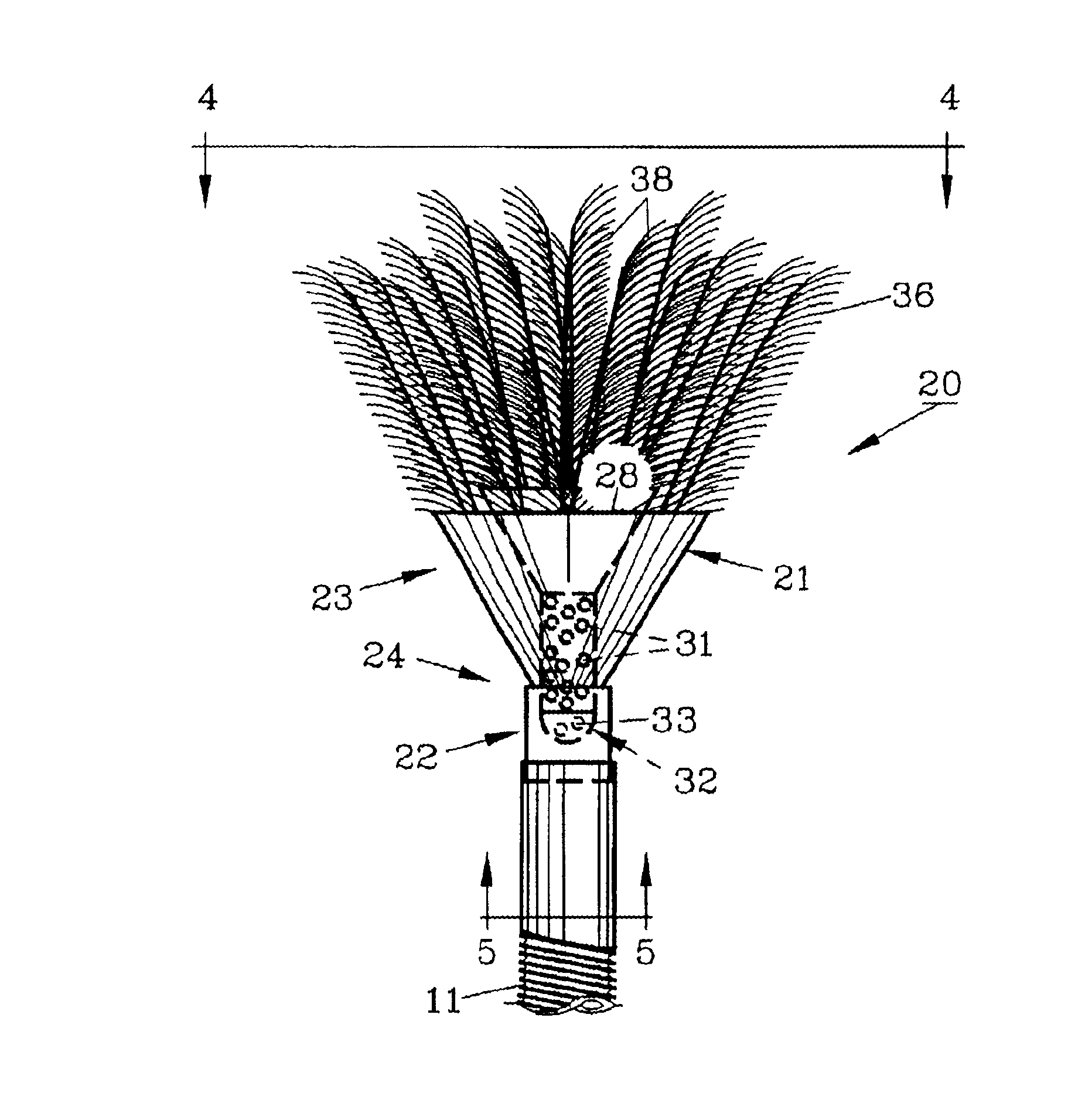 Vacuum hose attachment