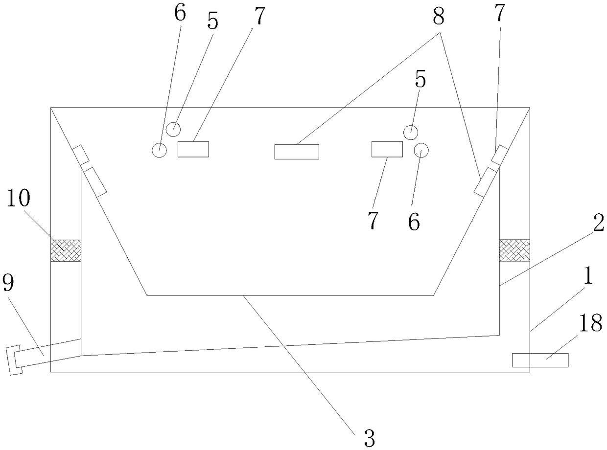 Separating and cleaning device for film-type plastic and fabrics