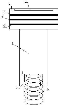 Piston for cabin wall vibration air hammer