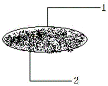 Electric heating type non-combustion cigarette core and preparation method thereof