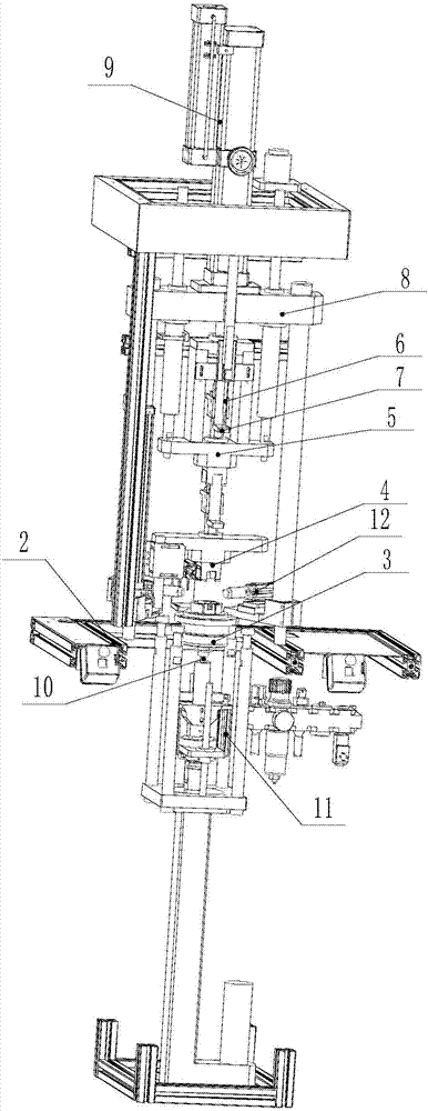 A rotor axial clearance measuring device for automobile cooling fan motor