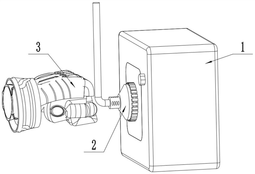 Electric spark and explosion prevention socket