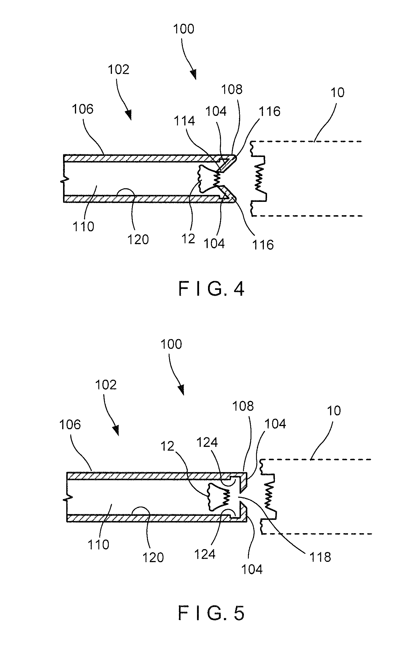 Endoscopic biopsy one-way trap