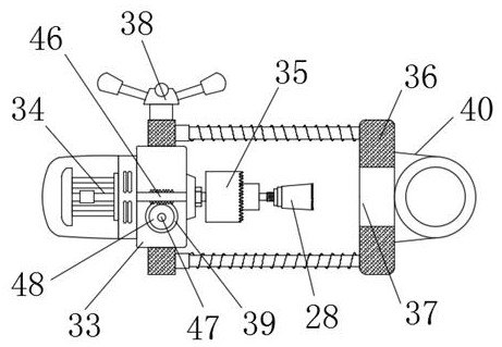 Tapper for fire-fighting construction