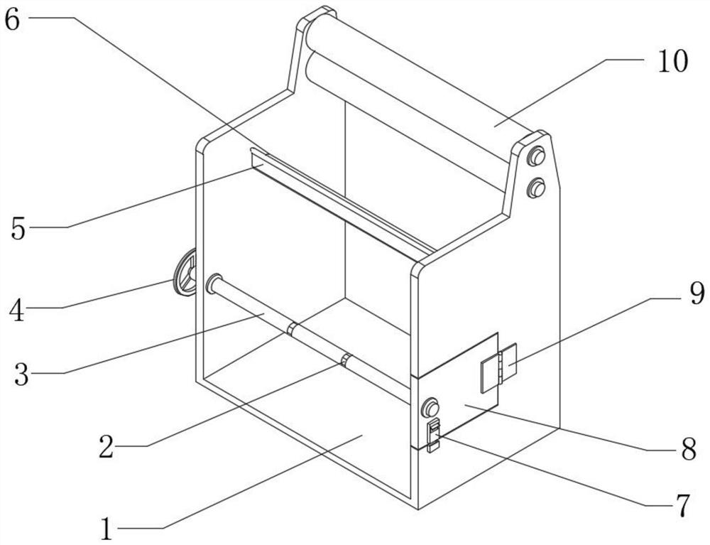 Double faced adhesive tape punching system