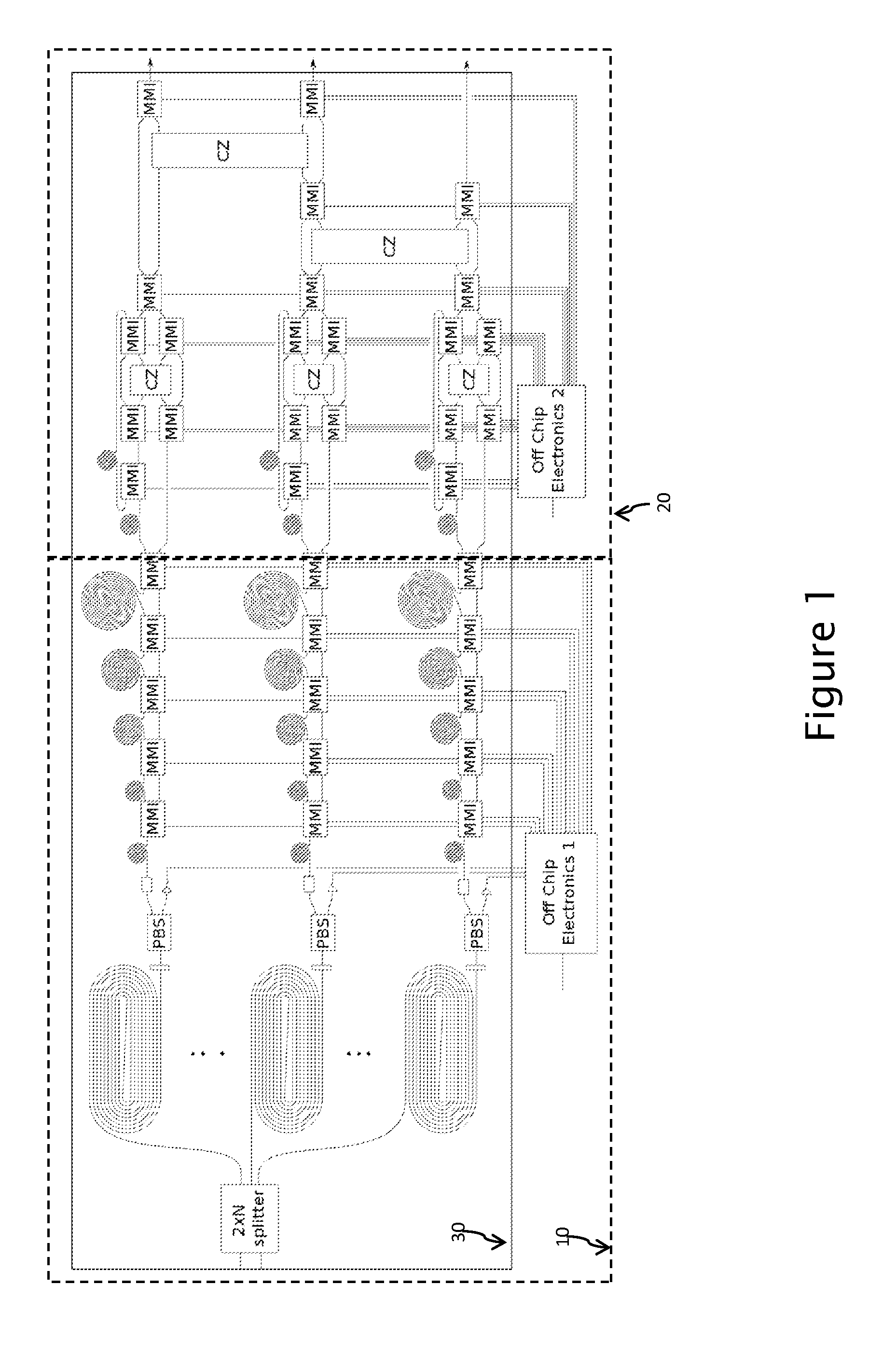 Periodic Probabilistic Two-Dimensional cluster State Generator with Arbitrary Interconnections