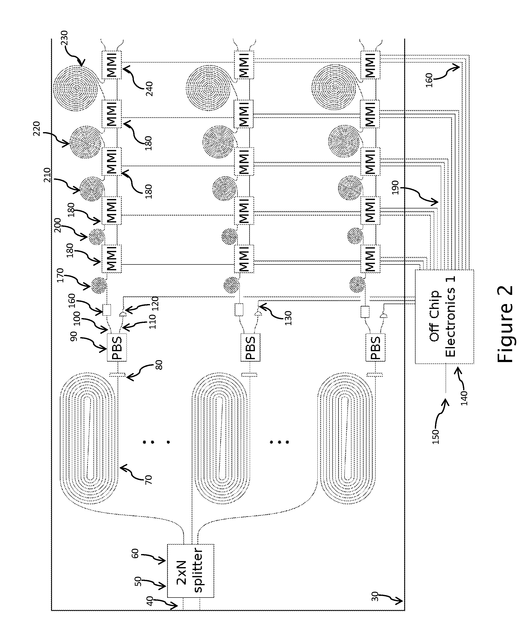 Periodic Probabilistic Two-Dimensional cluster State Generator with Arbitrary Interconnections