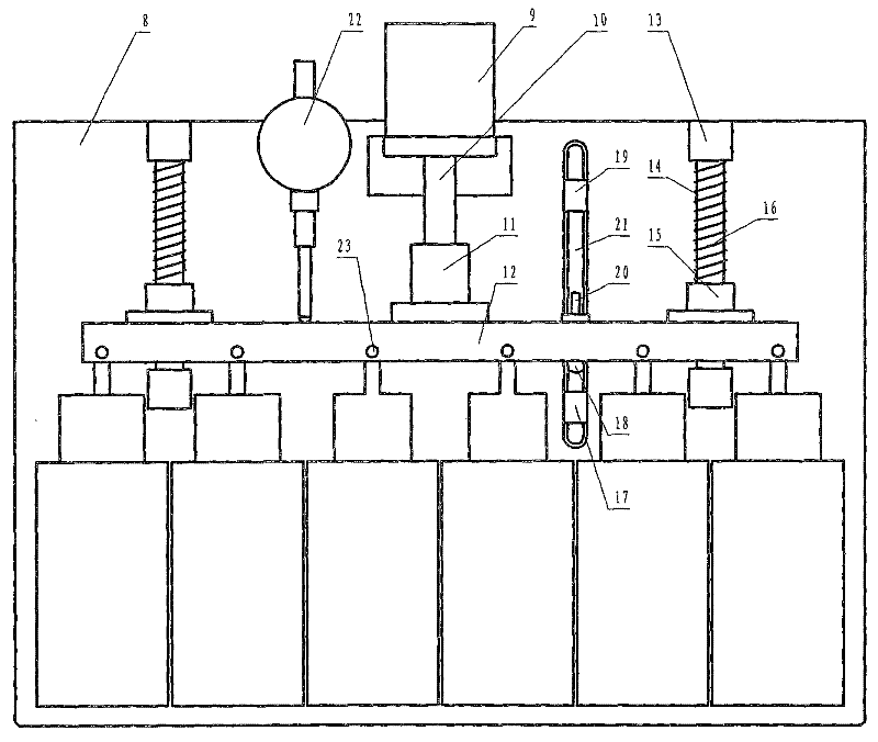 Multi-unit cell tension and compression device