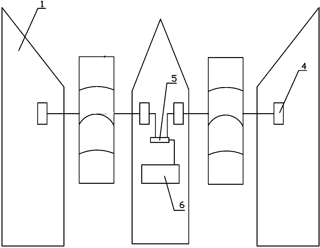 Device for generating power by using naturally flowing river water