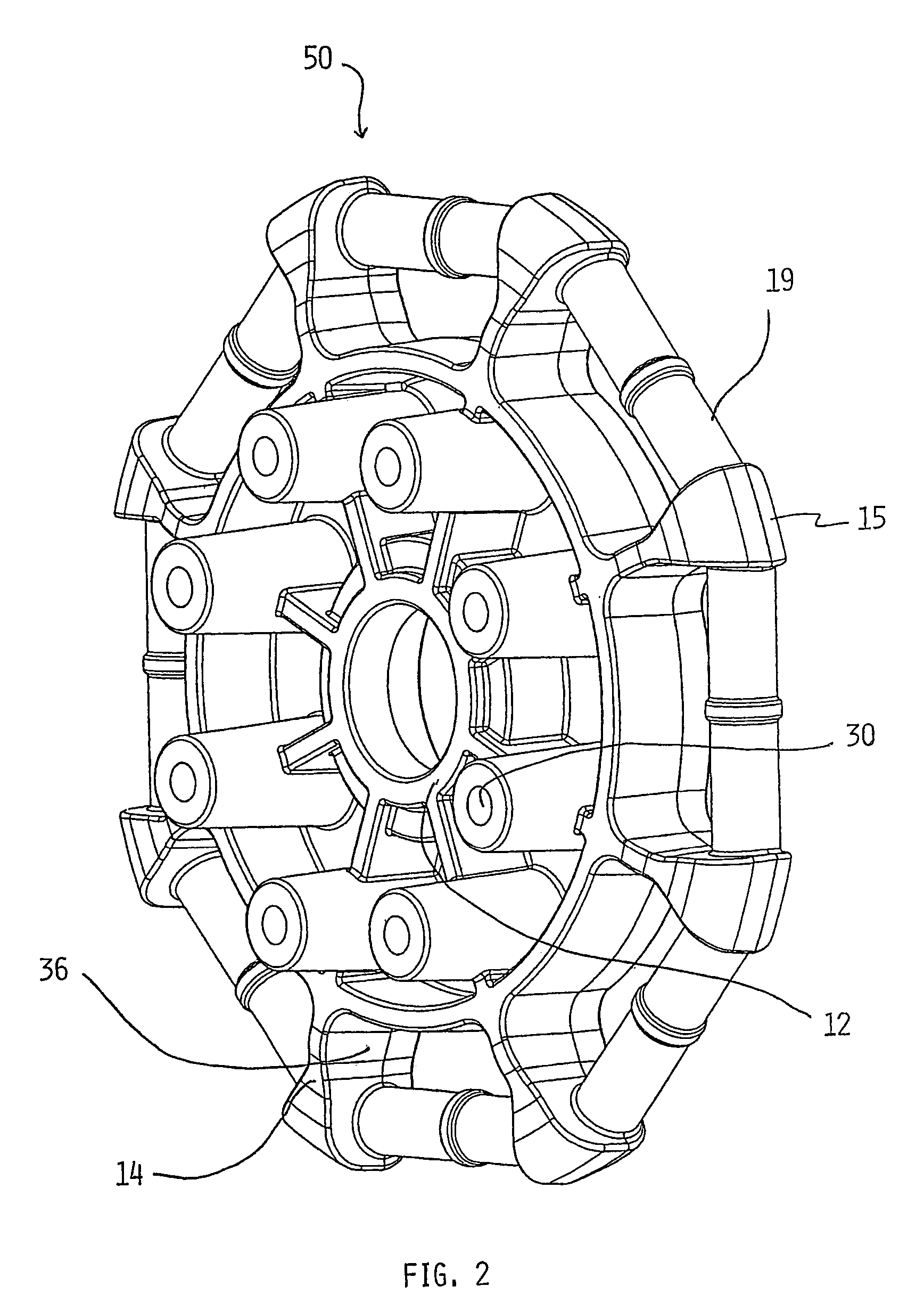 Multiple directional wheel