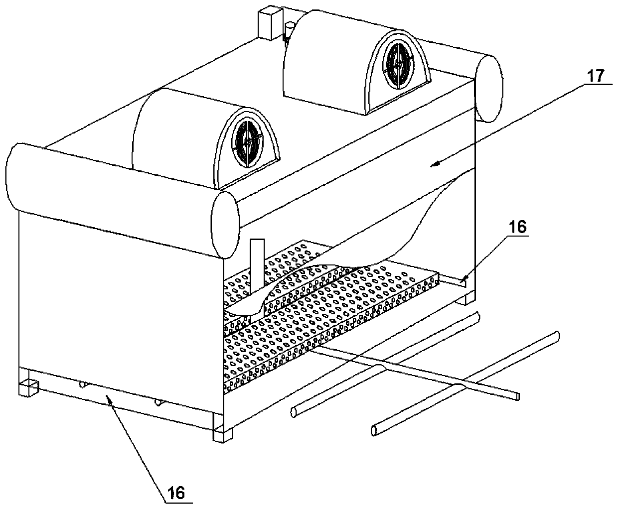 Micro-power immersive three-in-one water treatment apparatus