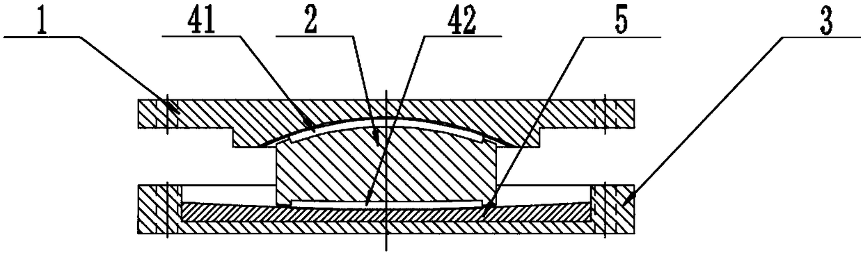 Unidirectional large damping friction pendulum supporting seat