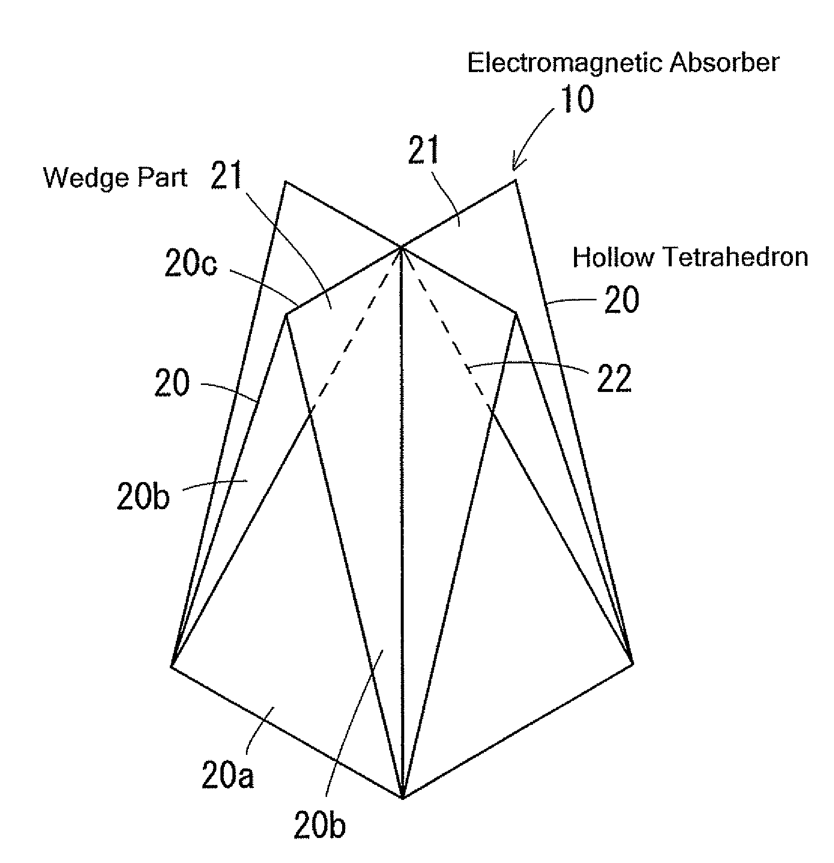 Electromagnetic wave absorber, manufacturing method thereof and electromagnetic wave anechoic room