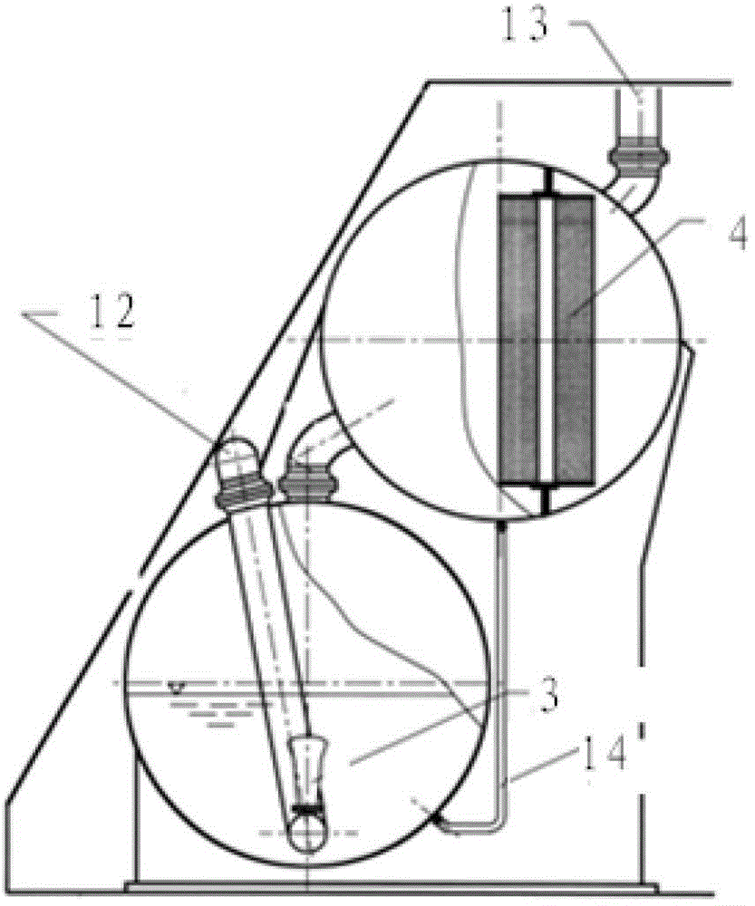 Containment filtering and discharging system