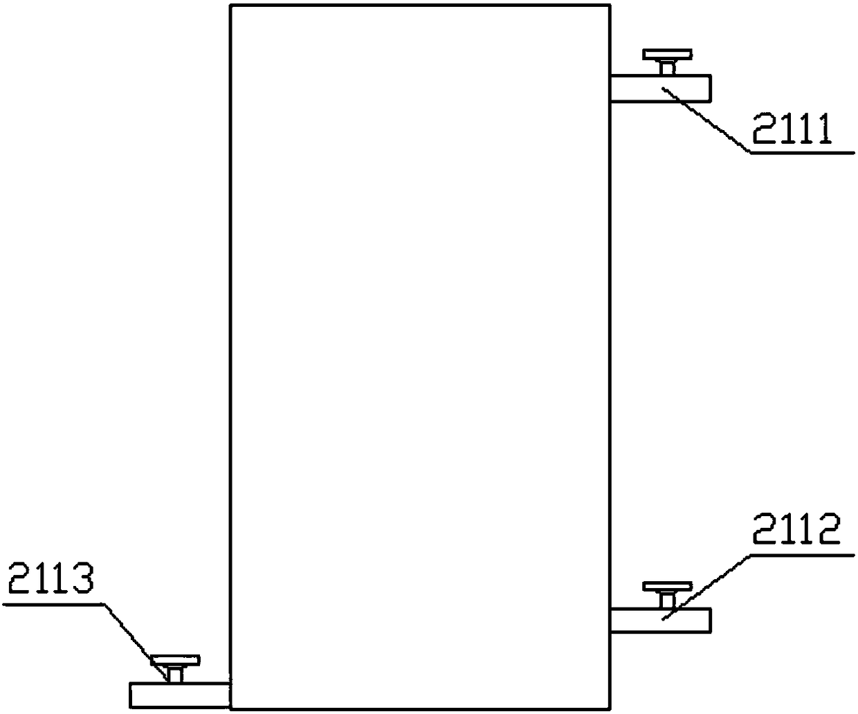 Welding device of copper strap wire armature