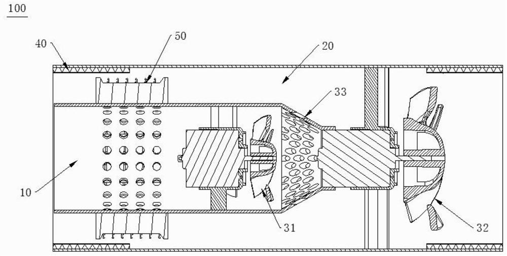 Double-air-duct structure for blower