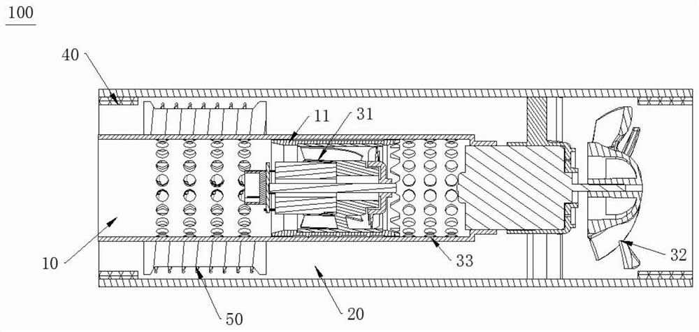 Double-air-duct structure for blower