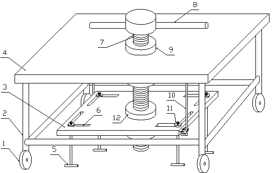 Highway drainage port cover plate lifting device