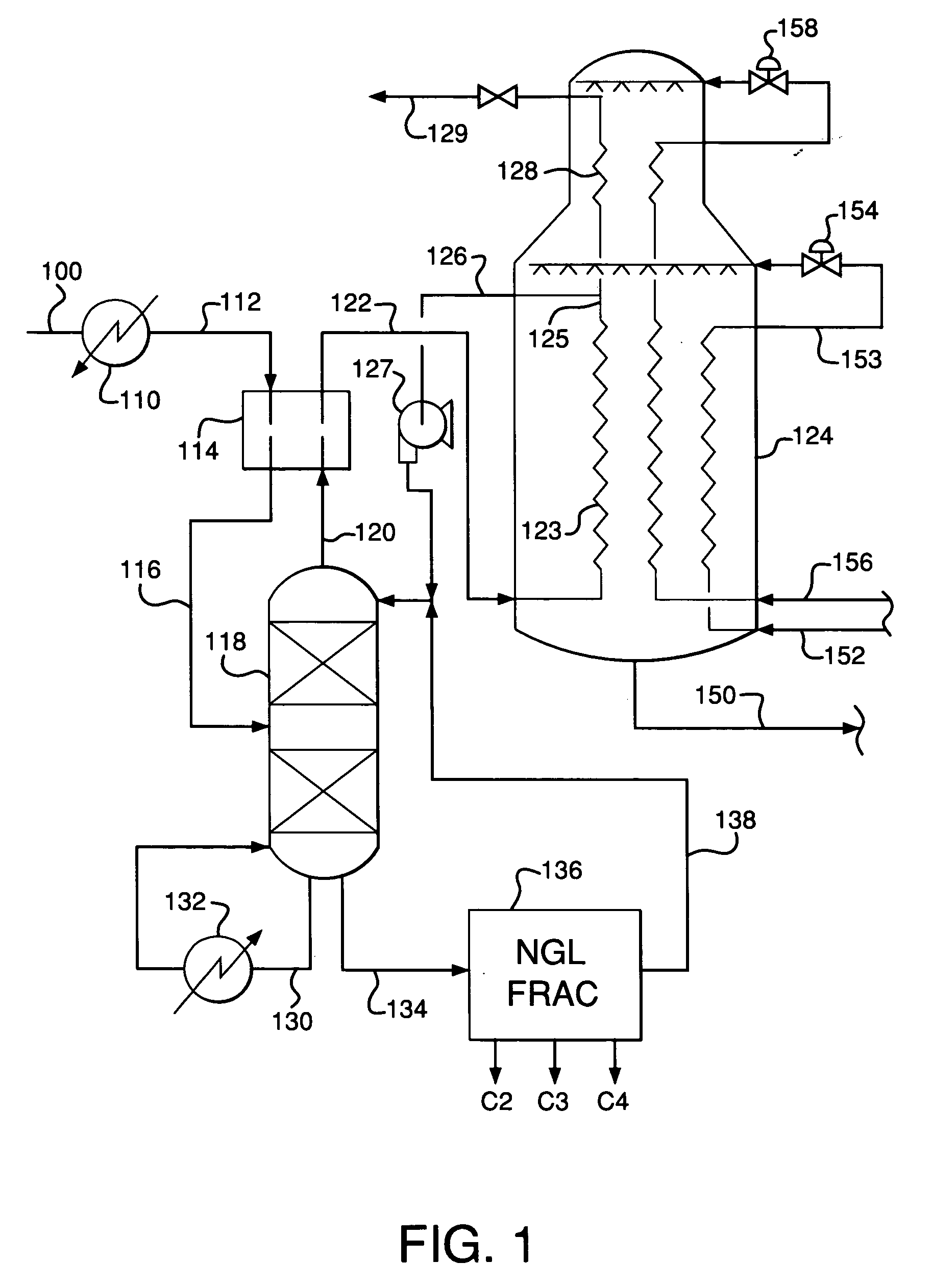 Integrated NGL recovery in the production of liquefied natural gas