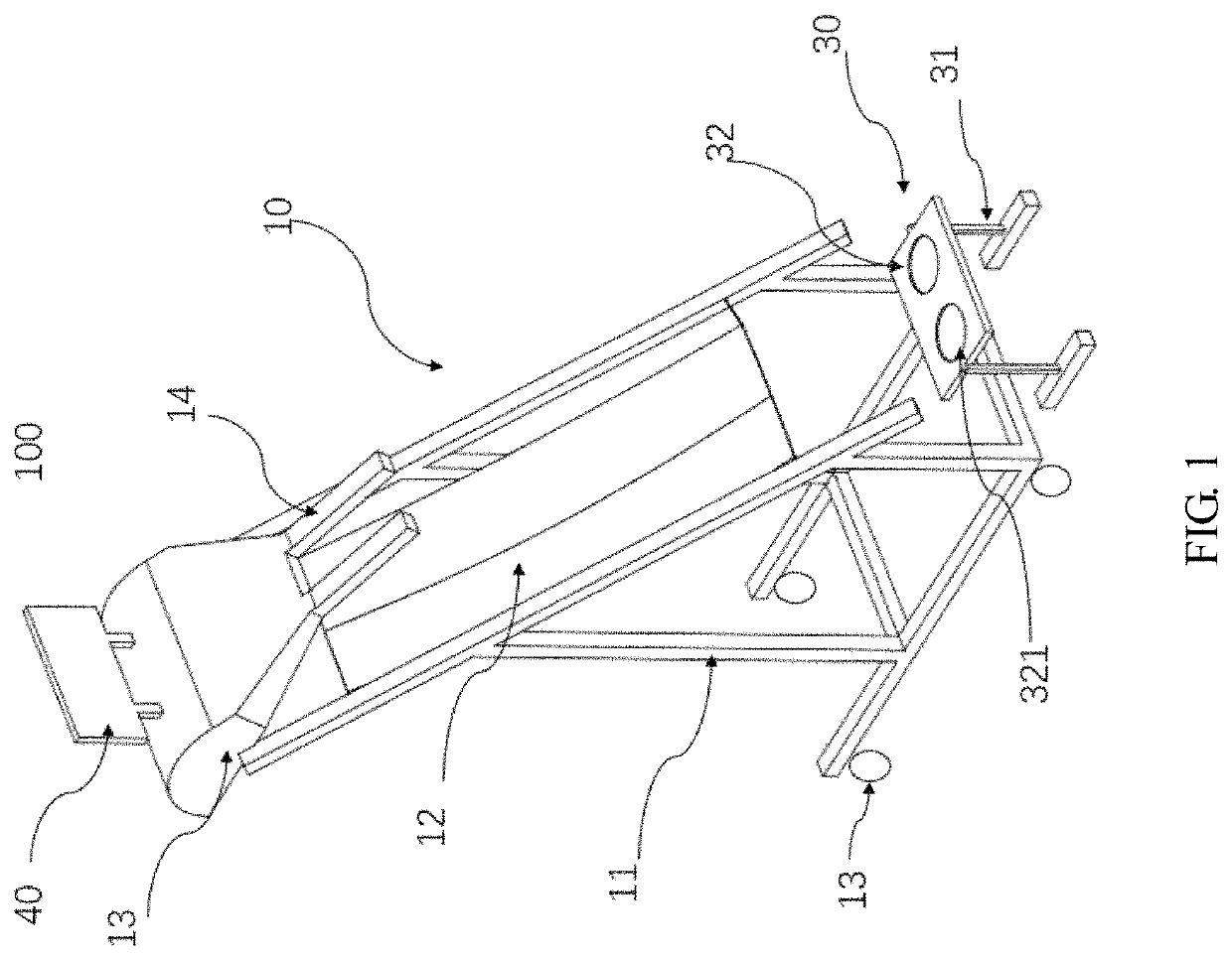 Tennis training device and tennis training system