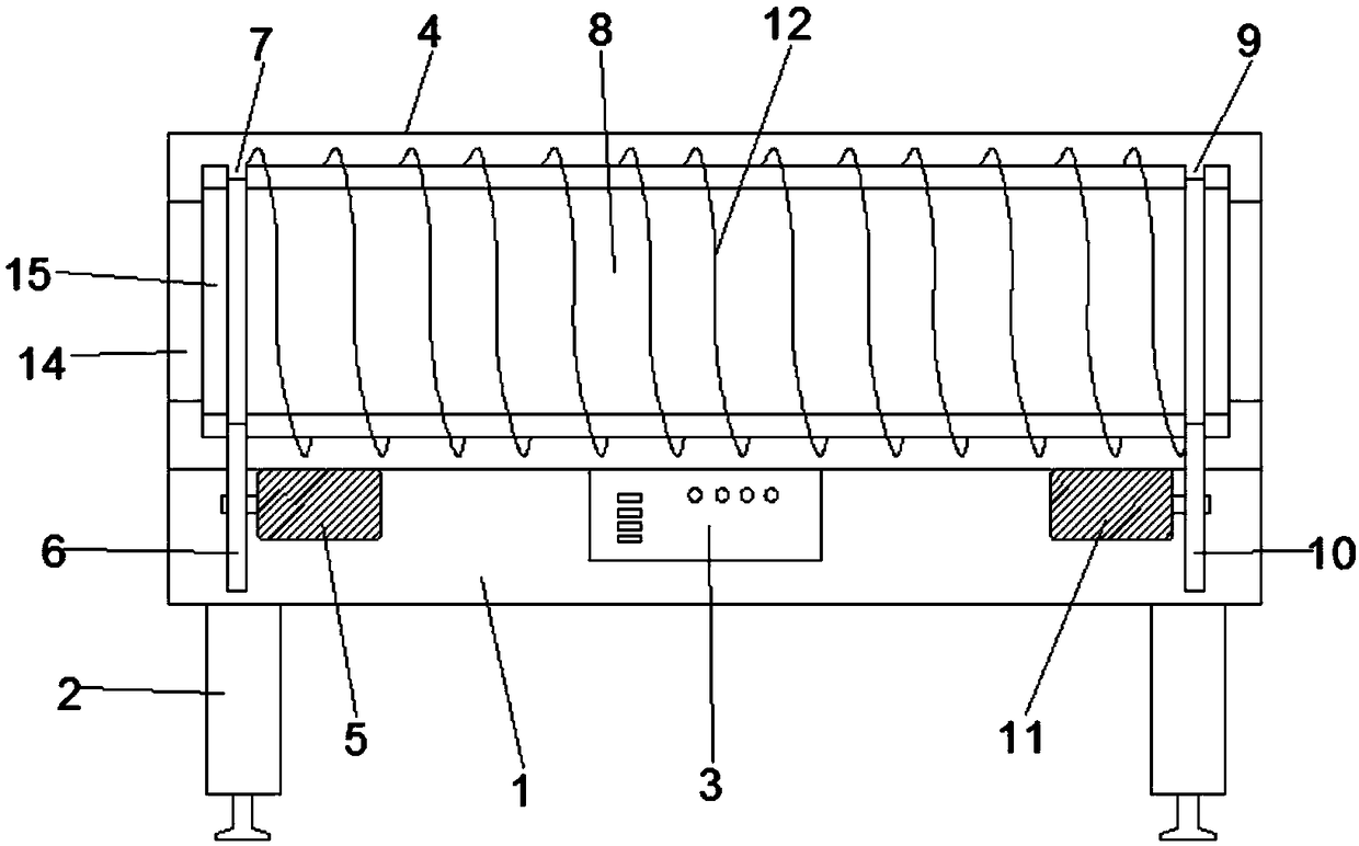 Tea leaf enzyme deactivation and segmented conveying device