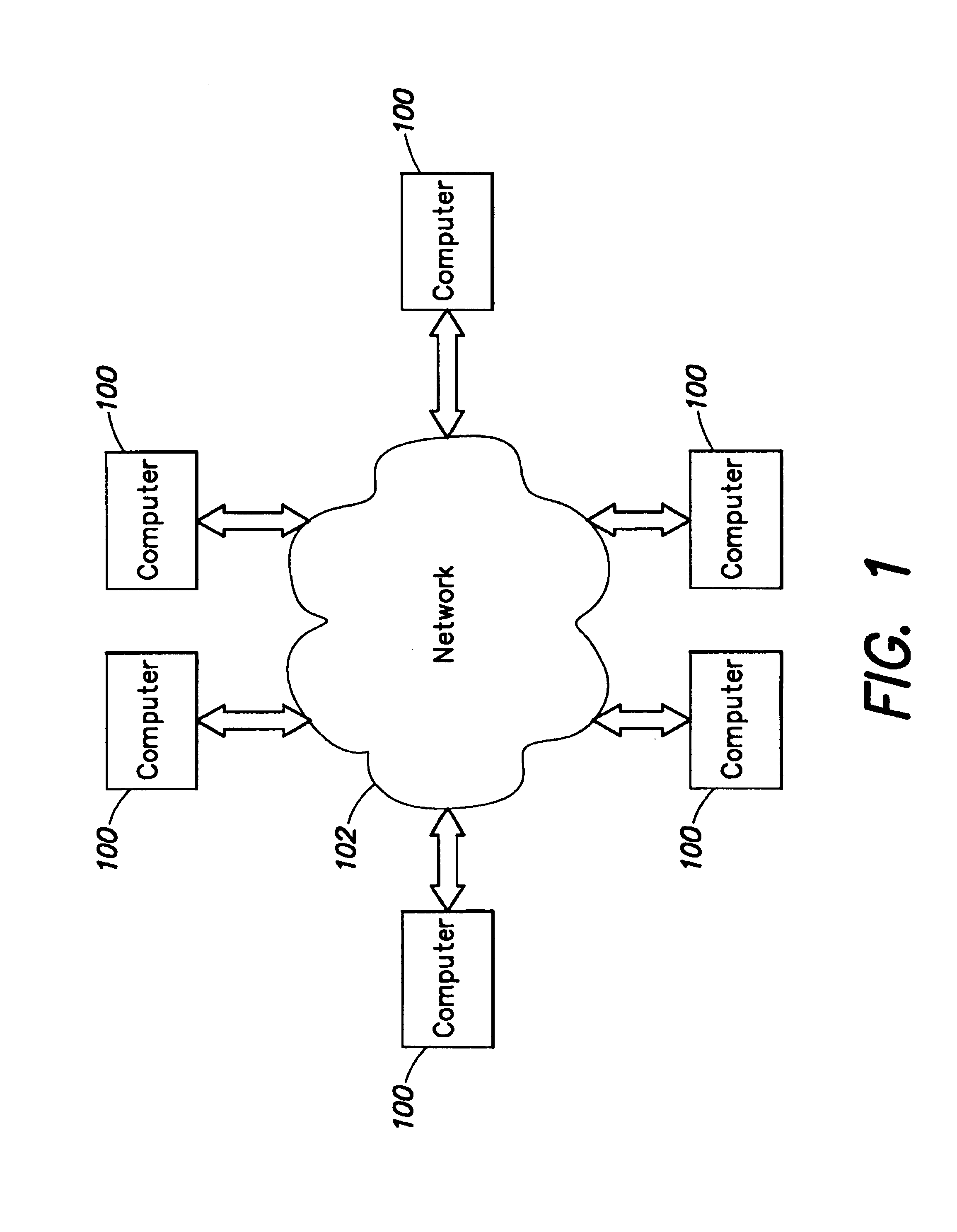 Method and system for managing data records on a computer network