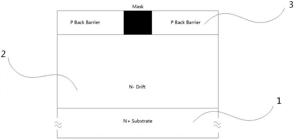 GaN hetero-junction longitudinal inverse-conduction field effect tube