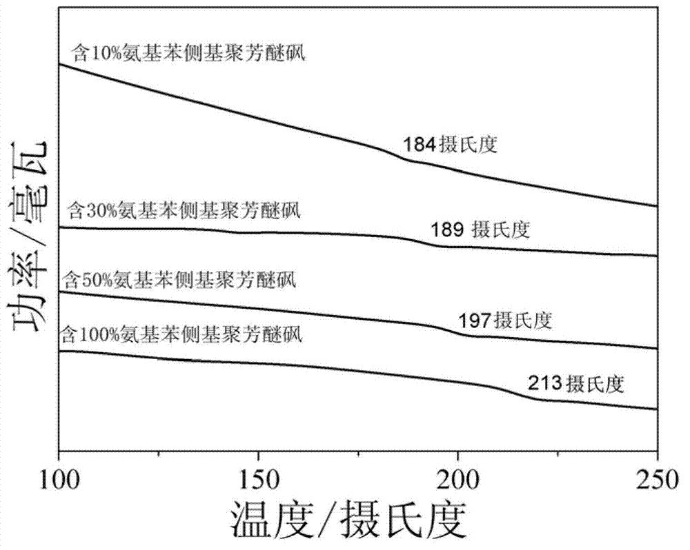 Amido bond phenylboronic acid ester-containing polyether sulphone polymer and preparation method thereof