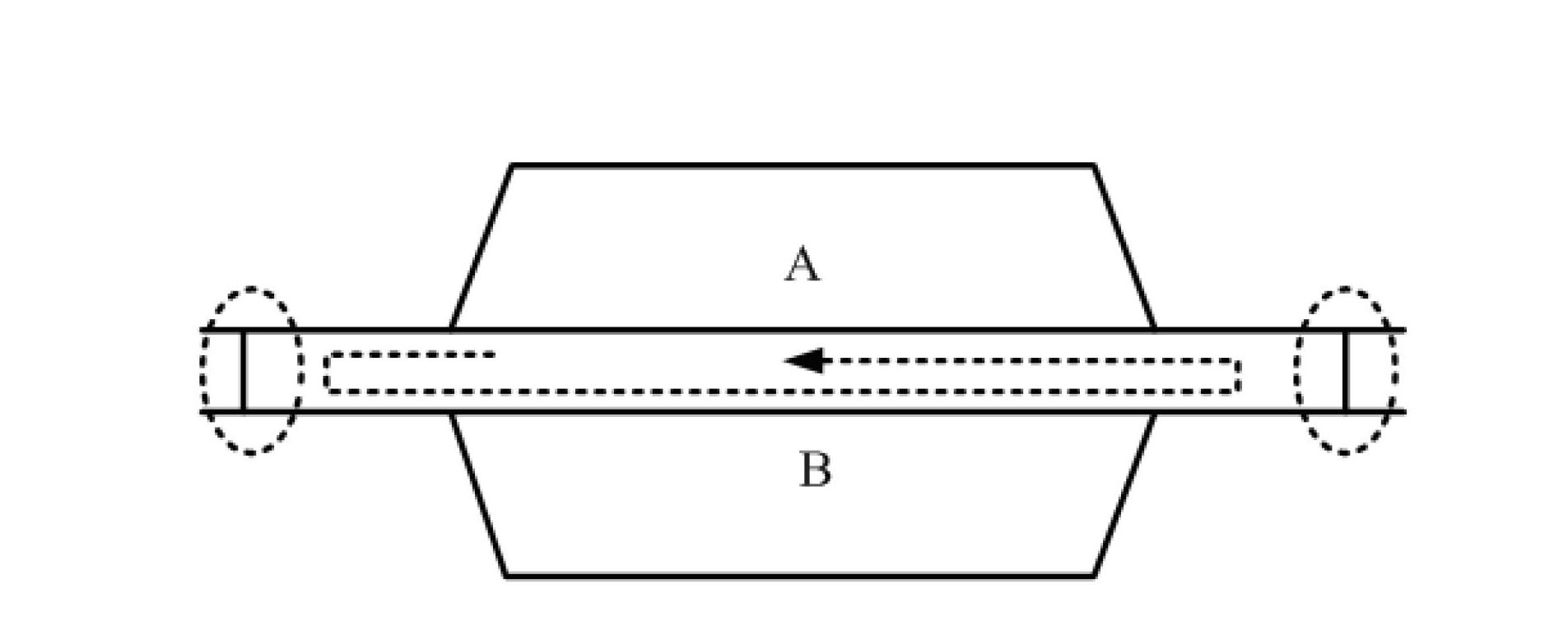 Device for realizing safe base reflow of voice frequency system track circuit in railroad station