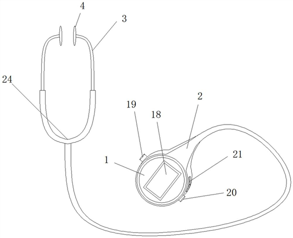 Internal fistula detection device and application method thereof