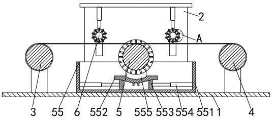 A textile yarn carding processing system