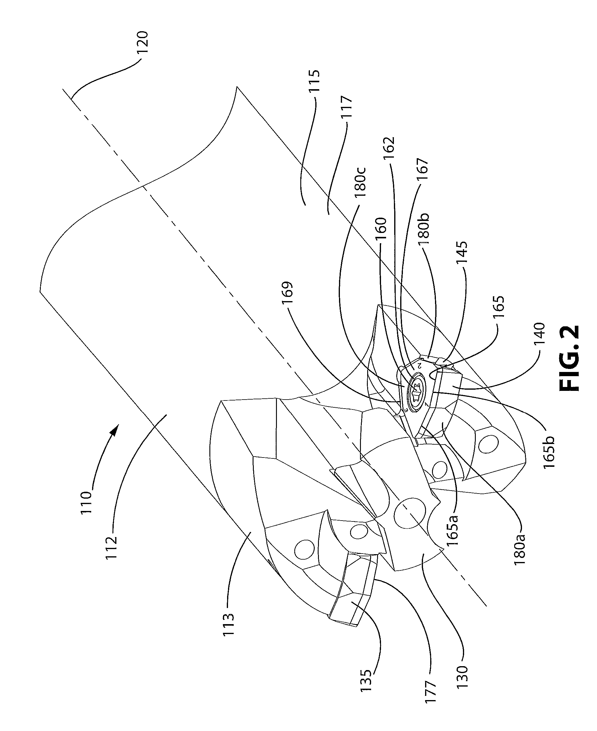 Modular drill with diamond cutting edges