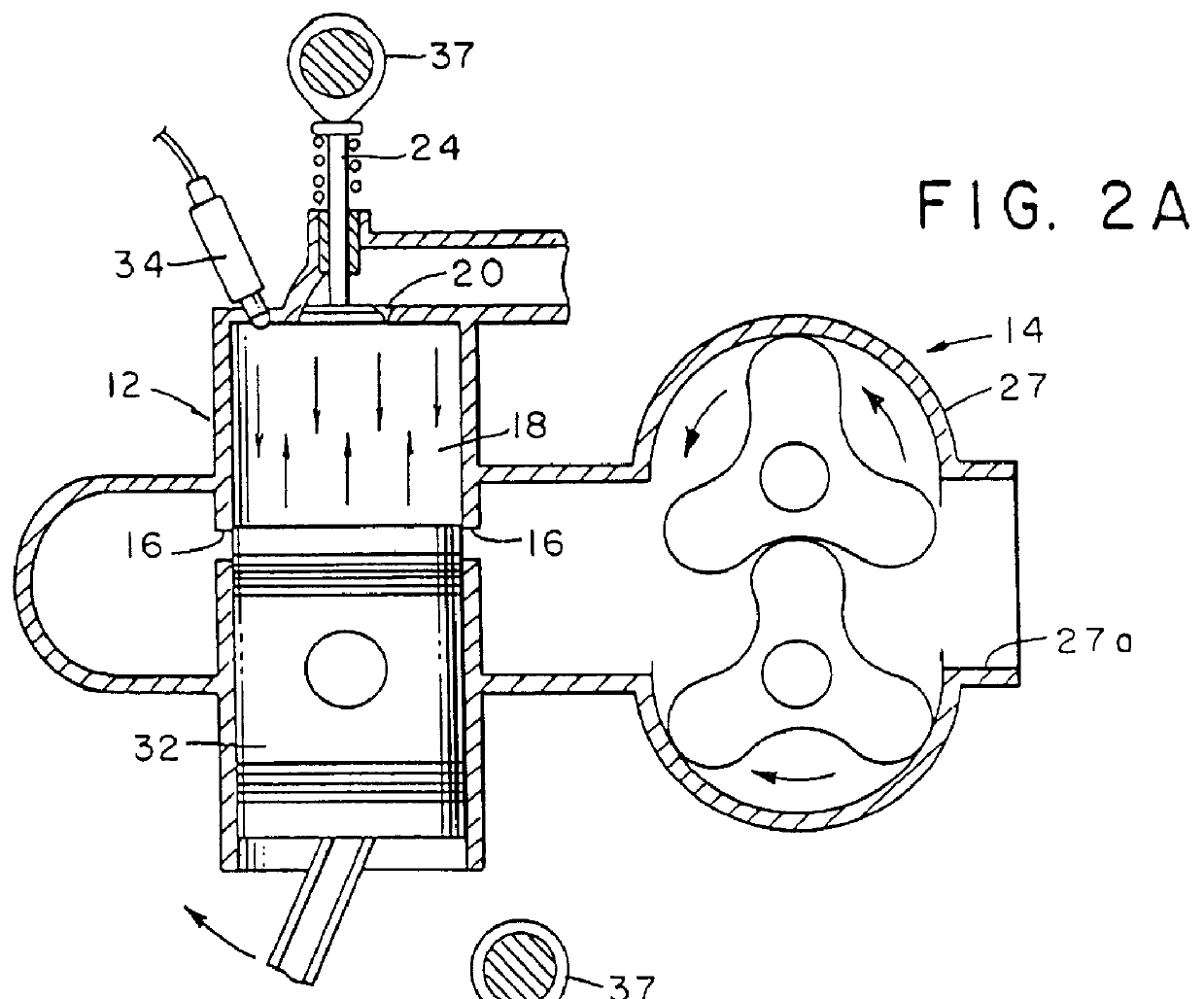 Low emission power plant and method of making same