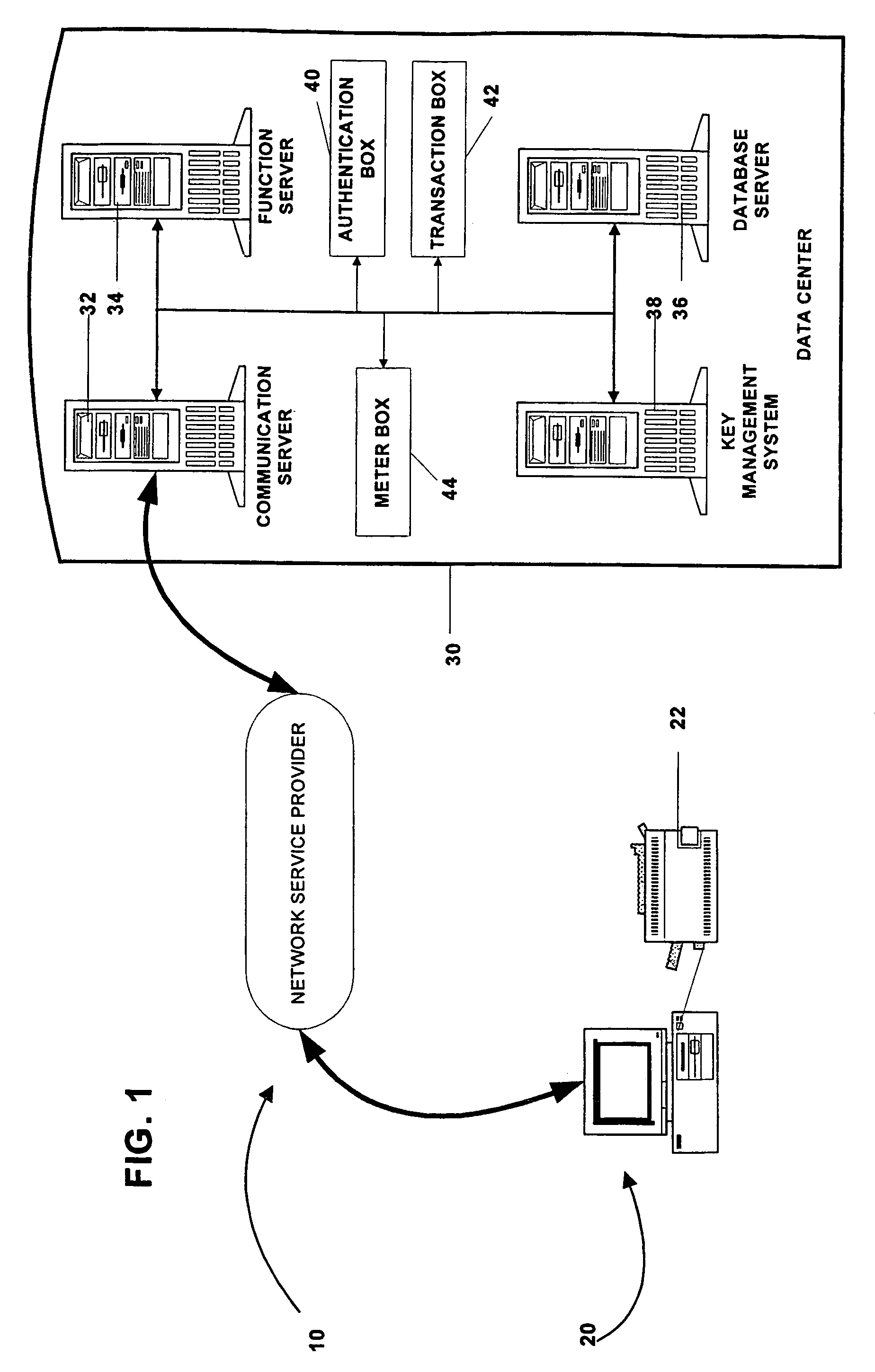 Virtual postage metering system