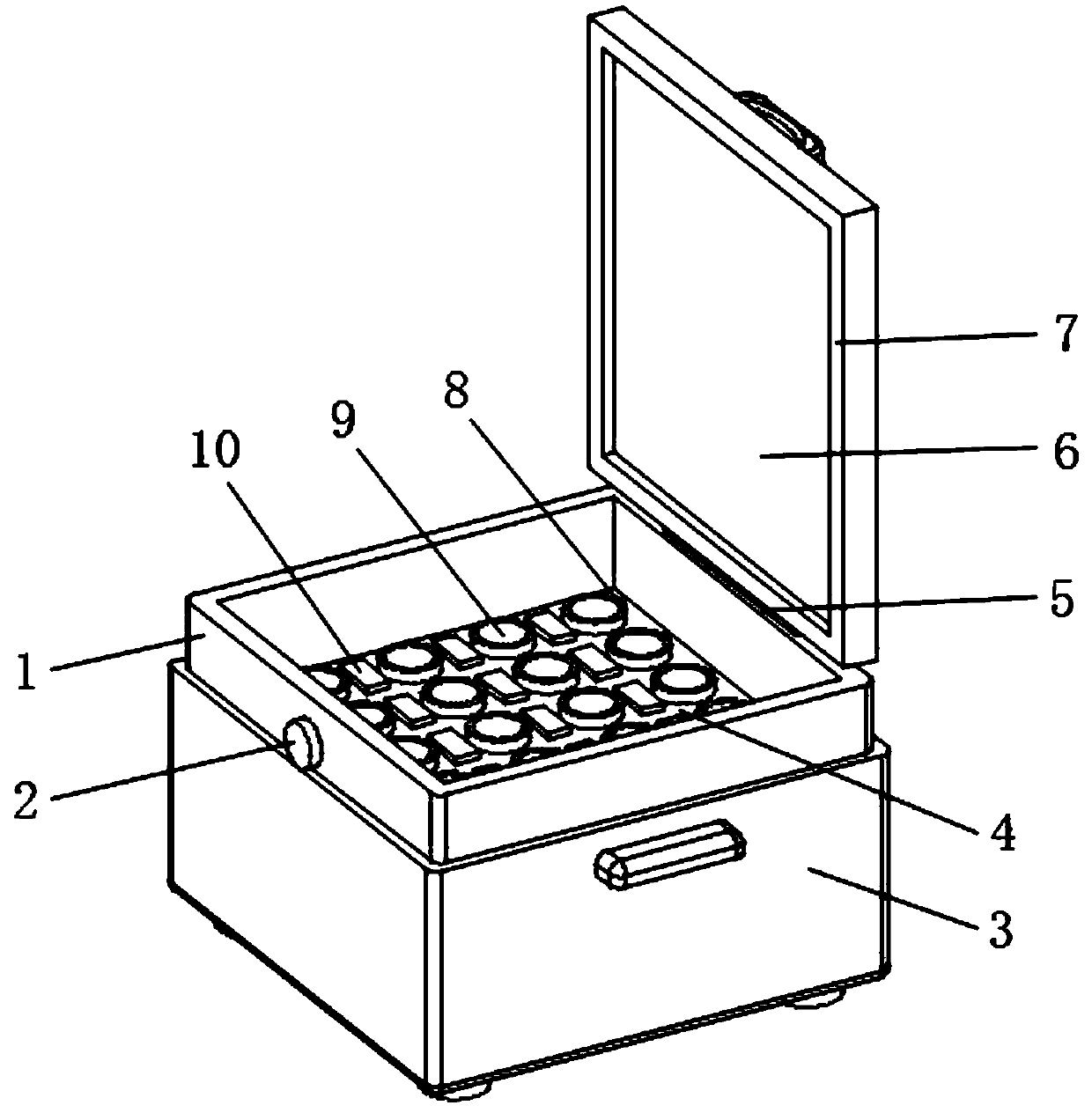 Auxiliary blood sampling device for clinical examinations