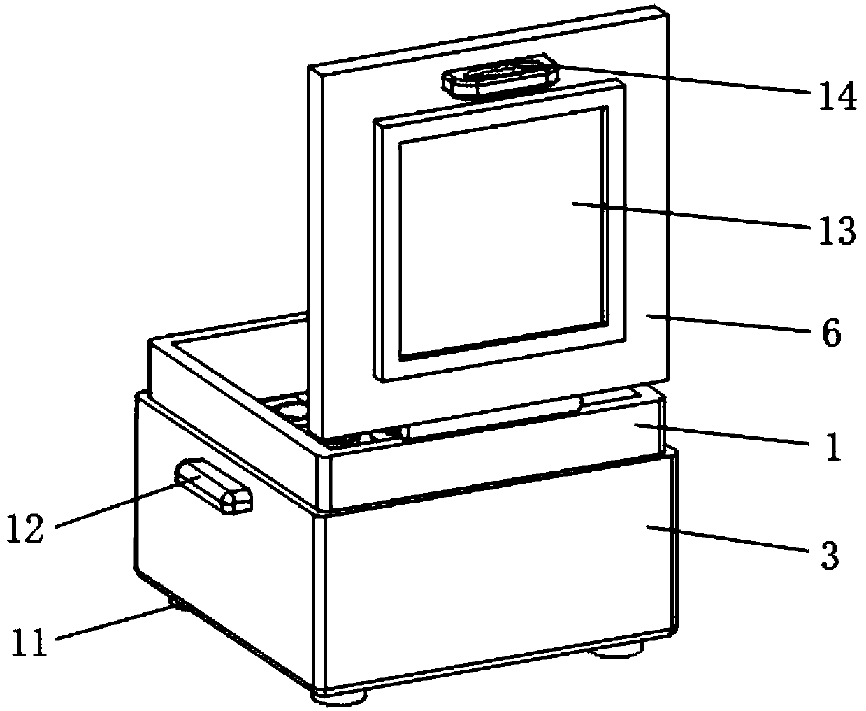 Auxiliary blood sampling device for clinical examinations