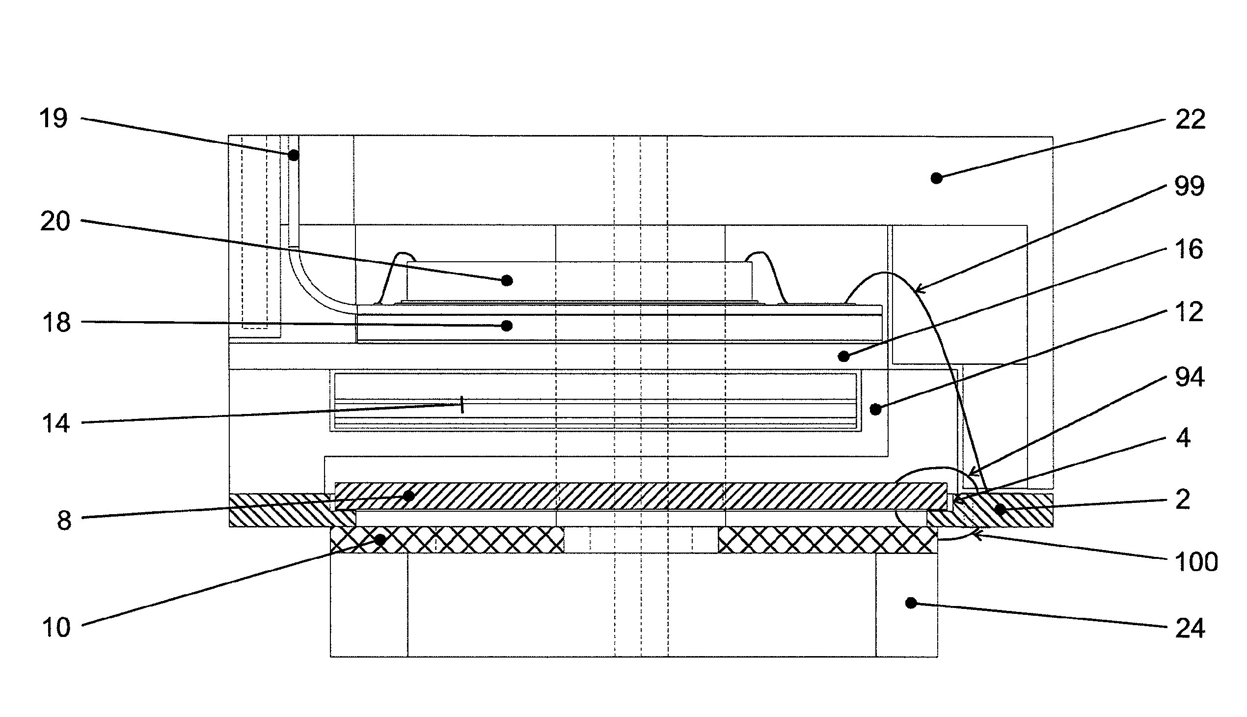 X-ray detector module with a collimator