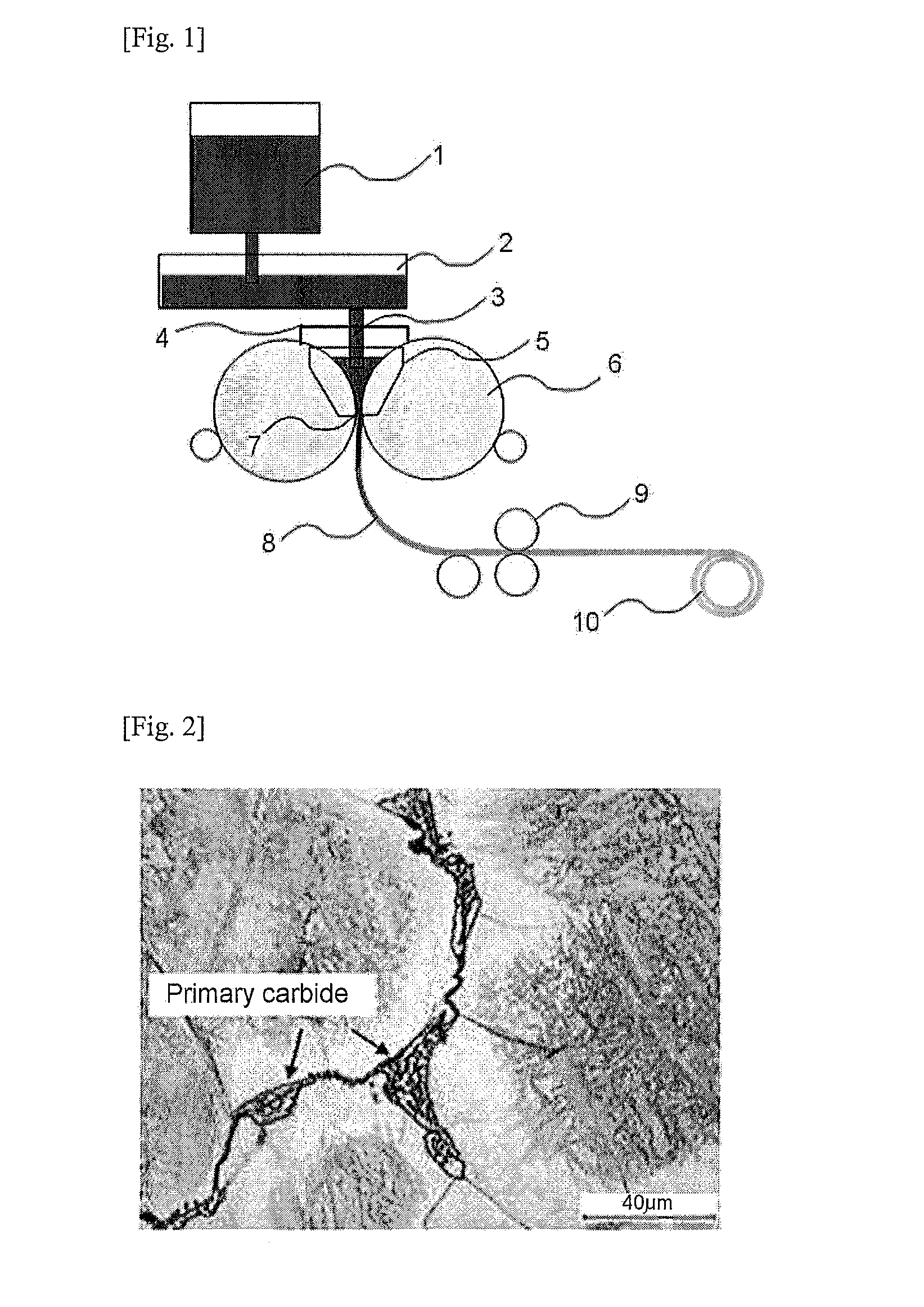 High-Carbon Martensitic Stainless Steel and Production Method Therefor