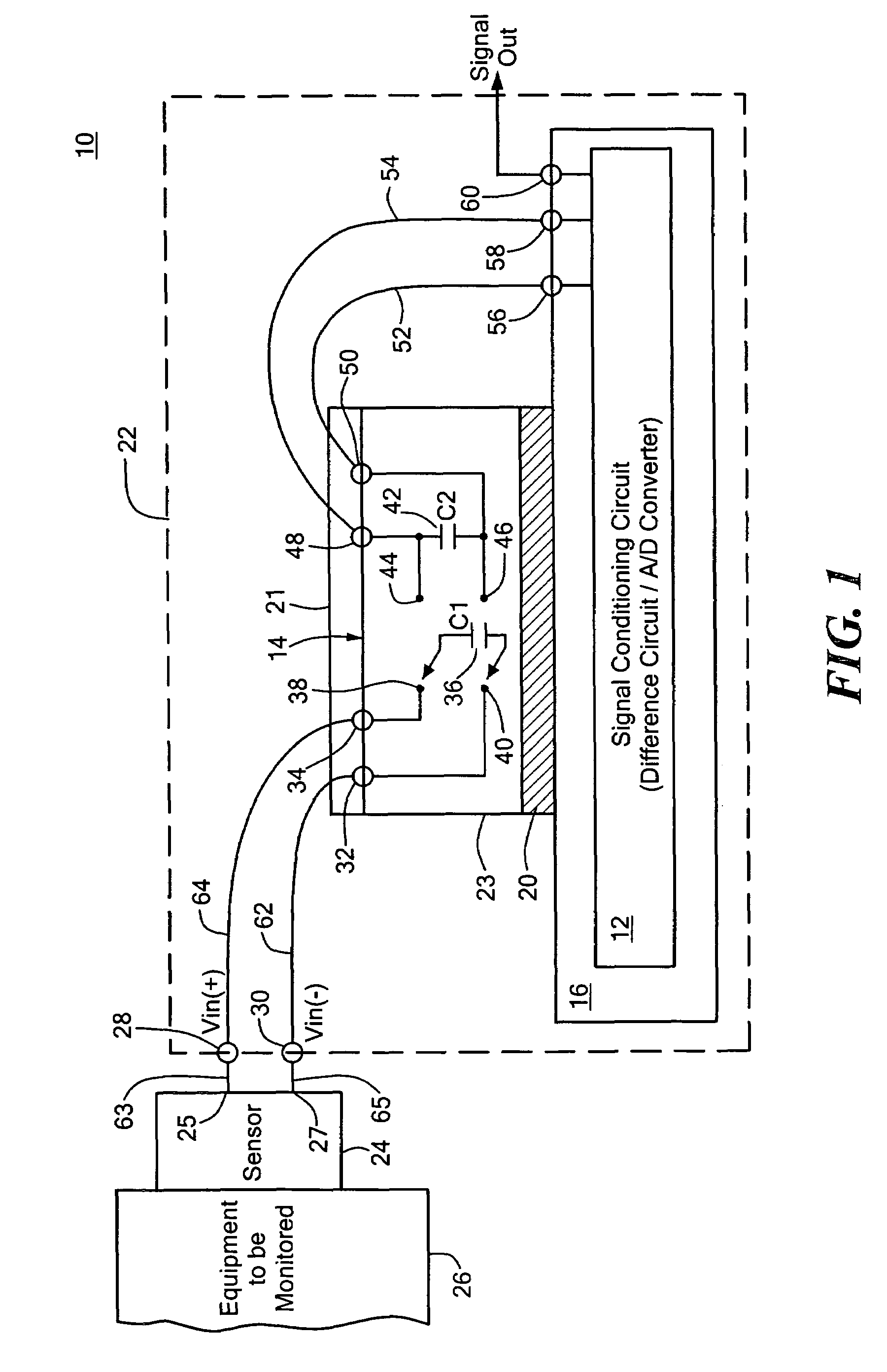 Galvanically isolated signal conditioning system